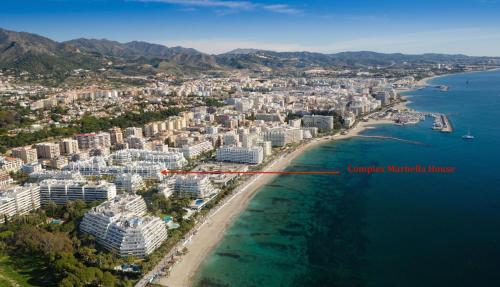 Marbella Center Beachfront with Private Patio - Tap to explore photos