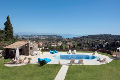  corfu villa greece in Virós