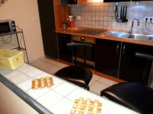 virtuve, Ferienhaus Blue in Berlingen