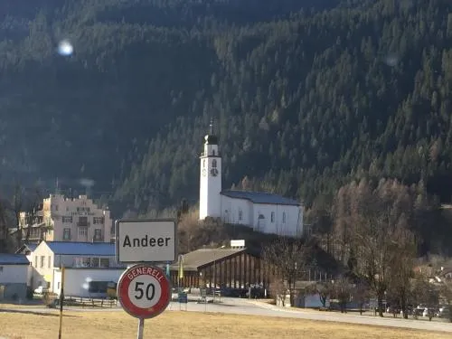 Sut baselgia in Andeer, Schweiz