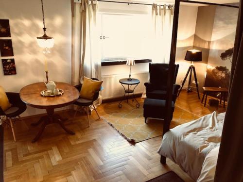 Schones Appartement mit Gartenblick