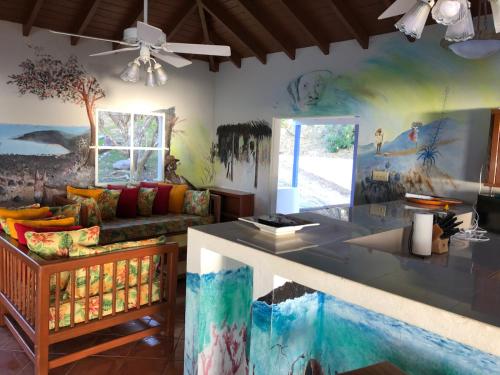 köök, White Bay Villas in Jost Van Dyke