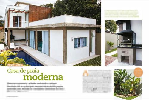 Casa moderna em Maresias 100mt da praia c/piscina