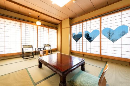 Japanese-Style Superior Room with View room in Yamadaya Ryokan