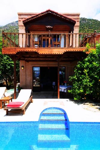 Villa Chateau Kalkan - Sea View And Turkish Bath