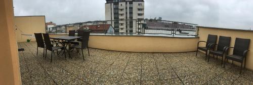 Bratislava on the palm