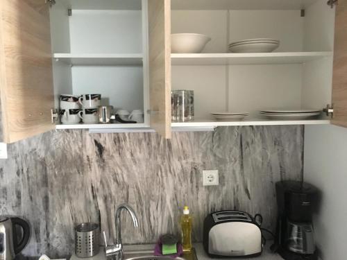 Kitchen, Joges Apartment in Kavala