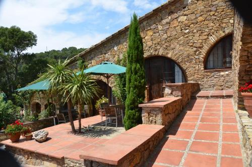 Vedere exterior, Hotel Galena Mas Comangau in Begur