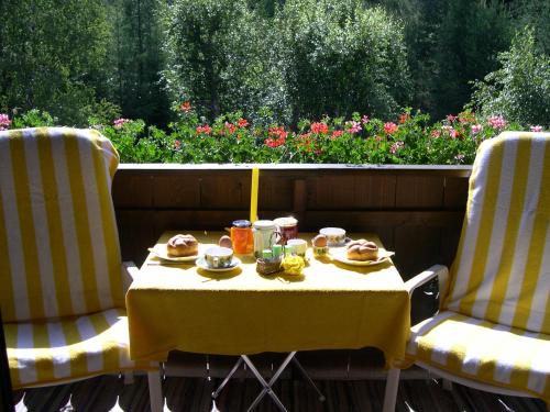 balkon/terras, Pension Holzmann in Ostbach