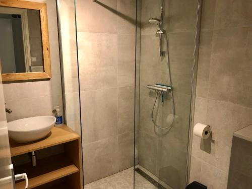Shower, Ferienhaus Glucklich am Meer 3 mit Wellnesszugang in Egmond aan Zee