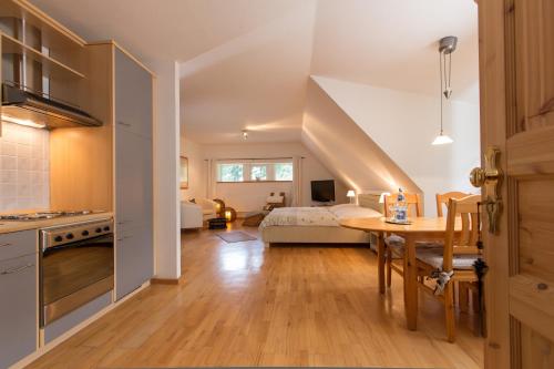 кухня, Davidshof, Bed & Breakfast in Шневердінген