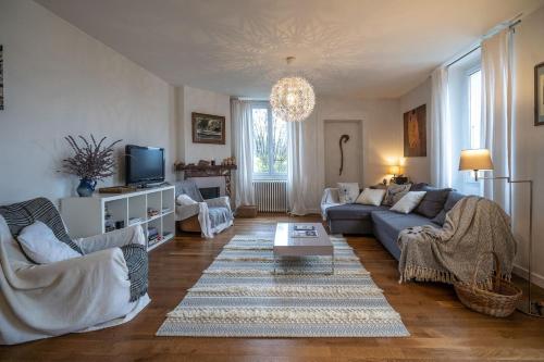 Bright airy spacious apartment - Location saisonnière - Passy