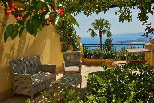 Terraza/balcón, Hotel Villa Belvedere in Taormina