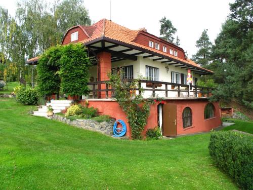 Indgang, Villa Blanka in Unhost