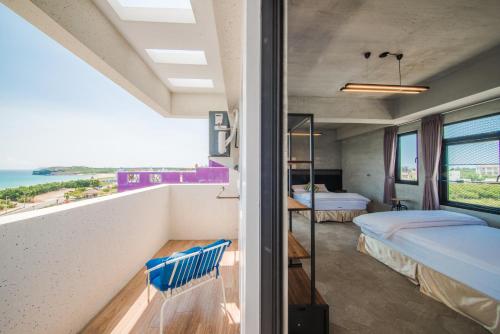 Balcony/terrace, Mahalo B&B II near Qimei Island