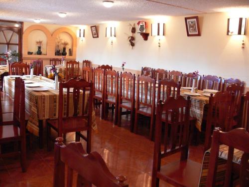 Étterem, Hostal Curinan in Otavalo