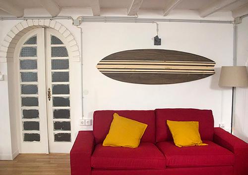 共用Lounge/電視區, Watermark Surf House in 埃斯皮紐