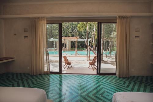 景觀, Hotel Holistika Tulum in 圖倫