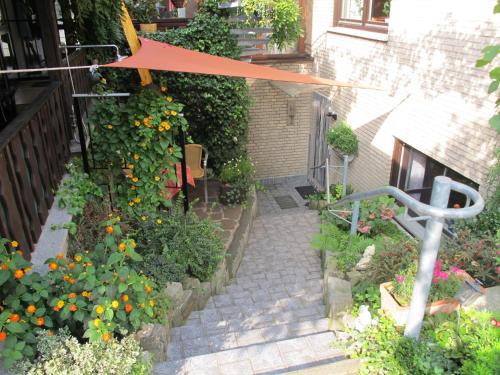 Balkong/terasse, Pension Geva in Warendorf