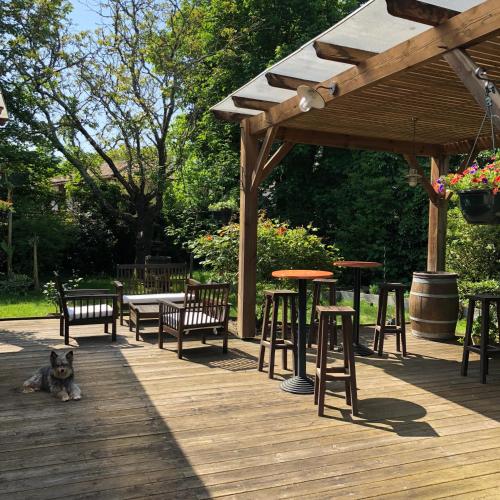 花園, Logis Hotel & Restaurant Linca in 蘭克斯