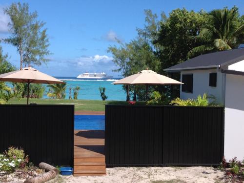 المنظر الخارجي, Abera's Aitutaki Villas in Arutanga