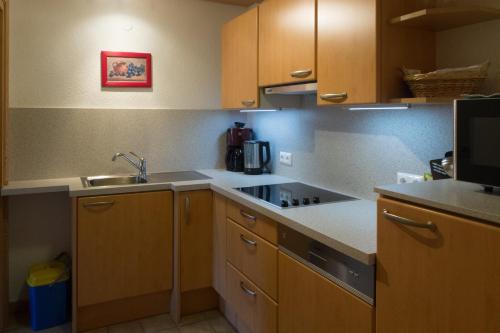 ห้องครัว, Seeappartements Überwasser (Seeappartements Uberwasser) in ฟาสชินา