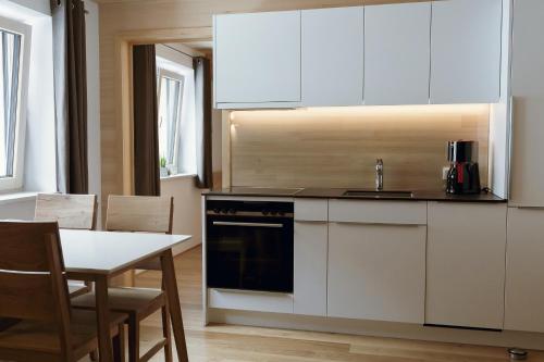 廚房, Appartments Christine in 比曹