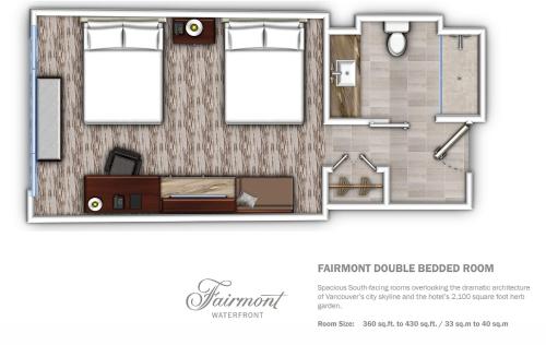 Fairmont City View Room with Two Double Beds image 4