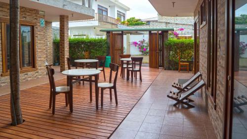 balkon/terras, Hotel StarFish in Galapagos