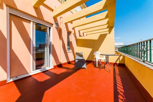 شرفة/ تراس, Hotel Sevilla in Almeria City Center
