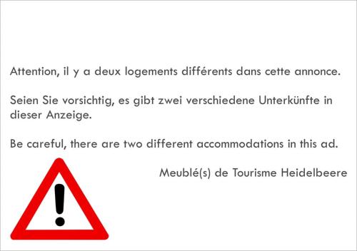 Meublés de Tourisme Heidelbeere