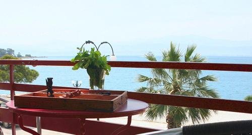 Terraza/balcón, Diamanto Rooms in Euboea