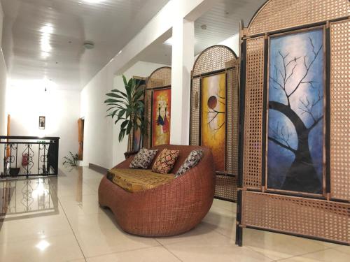 Delt lounge/TV-område, Asantewaa Premier Hotel in Ejisu