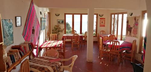 Restoran, Hostal Inti Wayra in Yumani