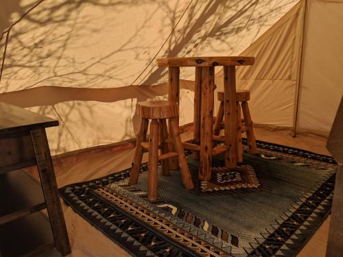FunStays Glamping Setup Tent in RV Park #6 OK-T6