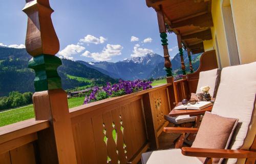 ระเบียง/ชานเรือน, Villa Haidacher Relax & Lifestyle Apartments in เซล แอม ซิลเลอร์