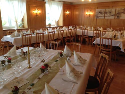 餐廳, Hotel KRONE Kressbronn am Bodensee in 克雷斯波洛安博登湖