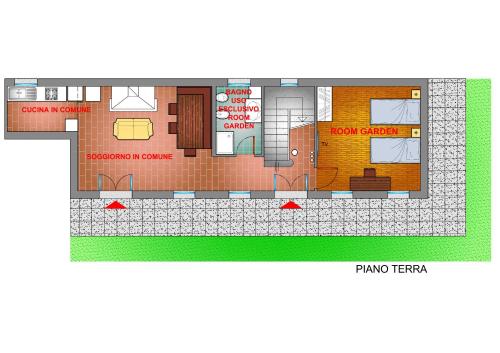  Room Garden in Padua