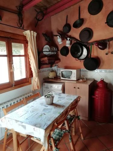 주방, Casa Rural en El Cerro Del Búho (Casa Rural en El Cerro Del Buho) in 시우다드 리얼 시티 센터