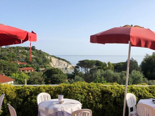 Rõdu/terrass, Hotel Acquamarina in Portoferraio