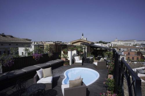 Balcony/terrace, Colonna Palace Hotel in Pantheon