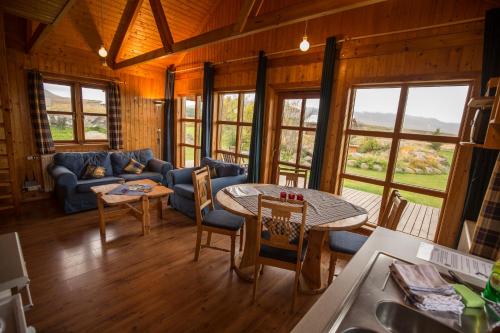 Køkken, Hestasport Cottages in Varmahlid
