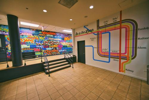 ردهة, بيت شباب هاي شيكاجو (HI Chicago Hostel) in شيكاغو، الينوي