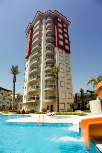  Xperia Alanya Park Residence with large balcony and seaview & free airport shuttle service in Alanya