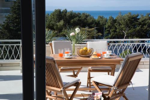 beranda/teres, Pegasus Apartments & Rooms in Makarska