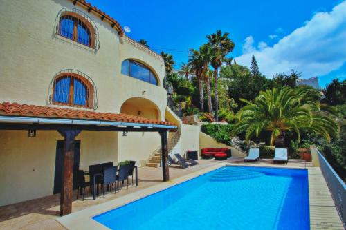  Alegria - sea view villa with private pool in Moraira in Teulada