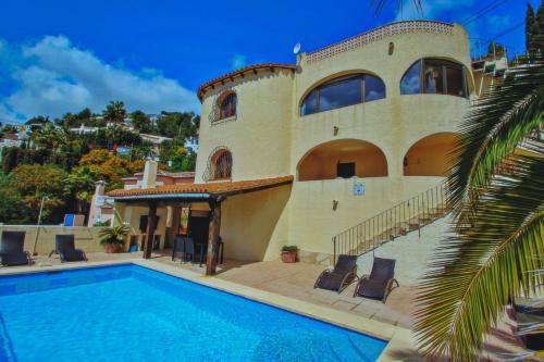  Alegria - sea view villa with private pool in Moraira in Teulada