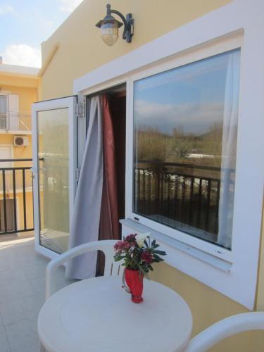 View, Baladinos Apartments in Platanias