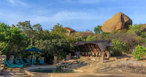 Faciliteiten, Big Cave Camp in Matopos