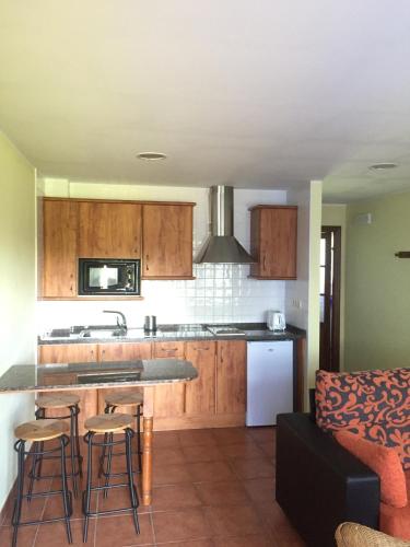 Kitchen, APARTAMENTOS RURALES AZABACHE in Villaviciosa
